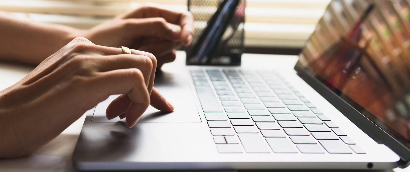 Outlook Template on Laptop