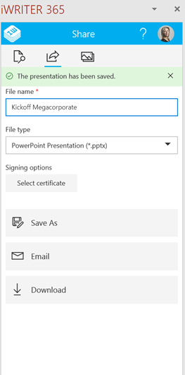 Powerpoint templates iWRITER 365