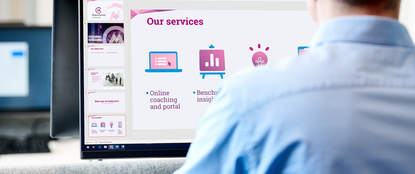 PowerPoint iWRITER Office 365 template management